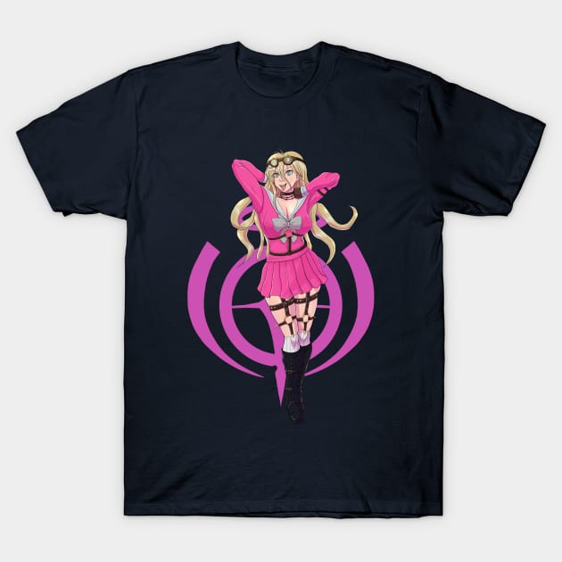 Dangan girl V3 Miu T-Shirt by zeocloud